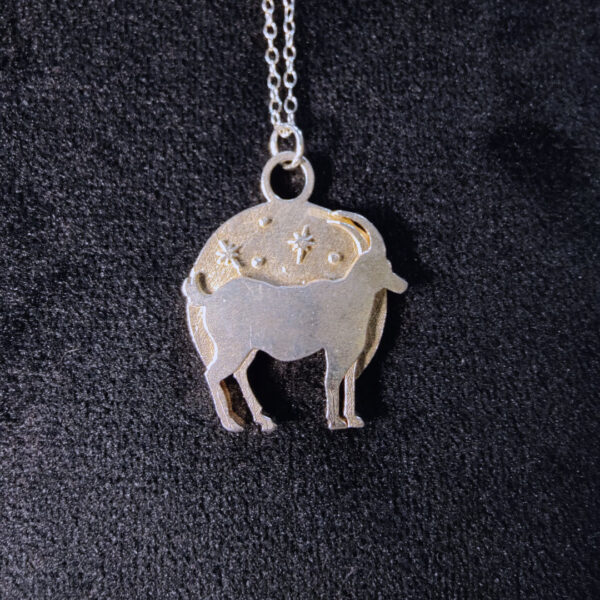 Capricorn Goat Zodiac Pendant - Image 5