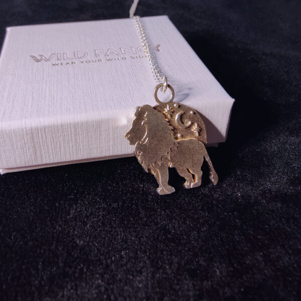 Leo Lion Zodiac Pendant - Image 4