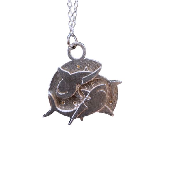 Pisces Sharks Zodiac Pendant