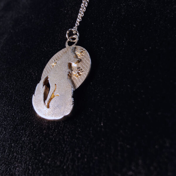 Virgo Fox Zodiac Pendant - Image 2