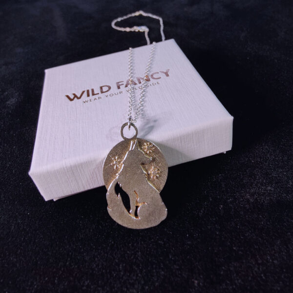Virgo Fox Zodiac Pendant - Image 4