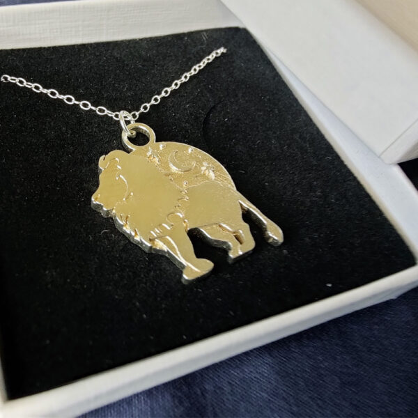 Leo Lion Zodiac Pendant - Image 3